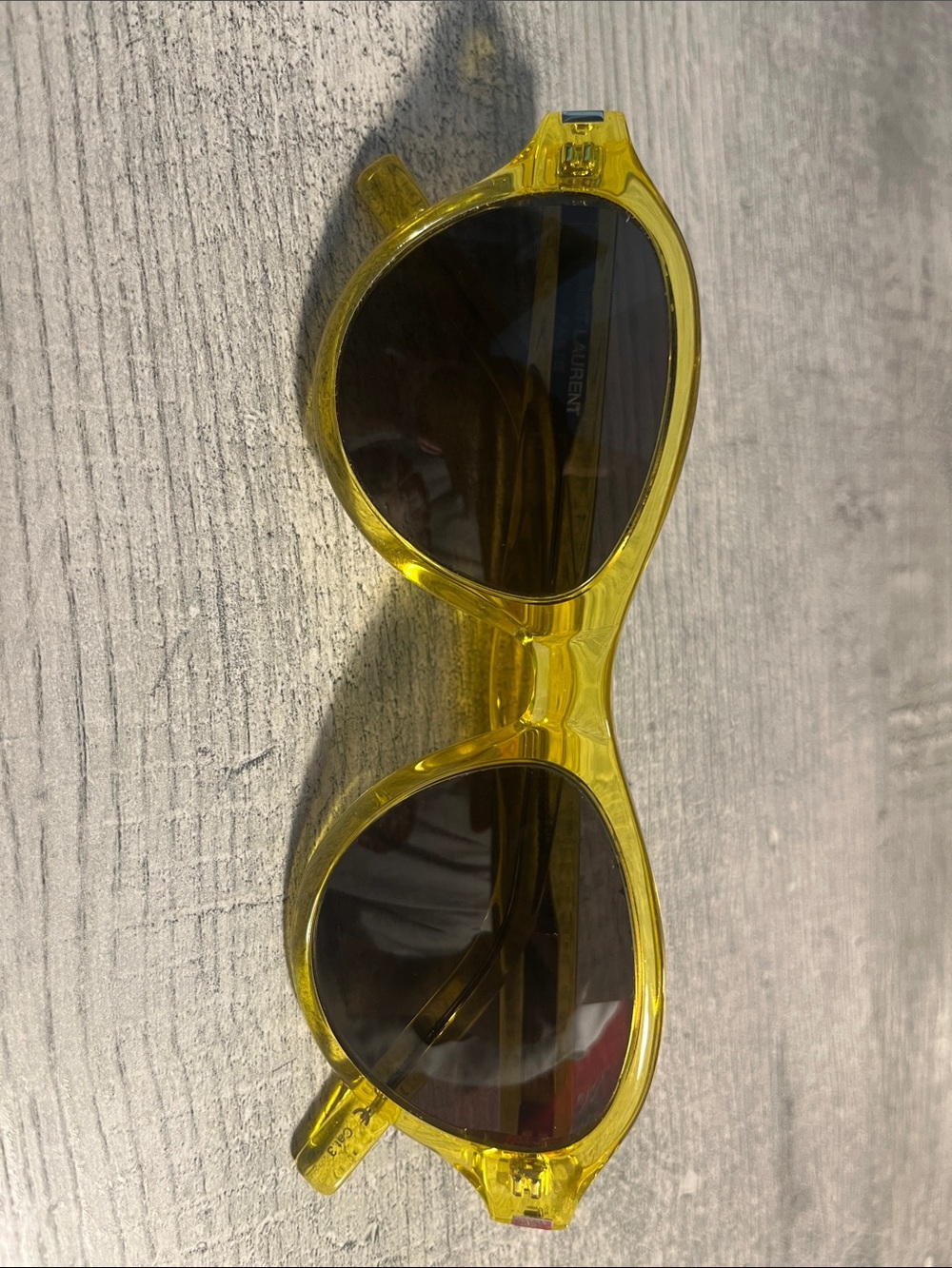 Saint Laurent SL 520 sunset sunglasses “yellow black”